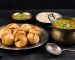 Indian Cuisine Dal Baati, It is Popular in Rajasthan, Uttar Pradesh and Madhya Pradesh