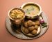 Traditional Rajasthani Food Daal Baati churma. Indian Food.